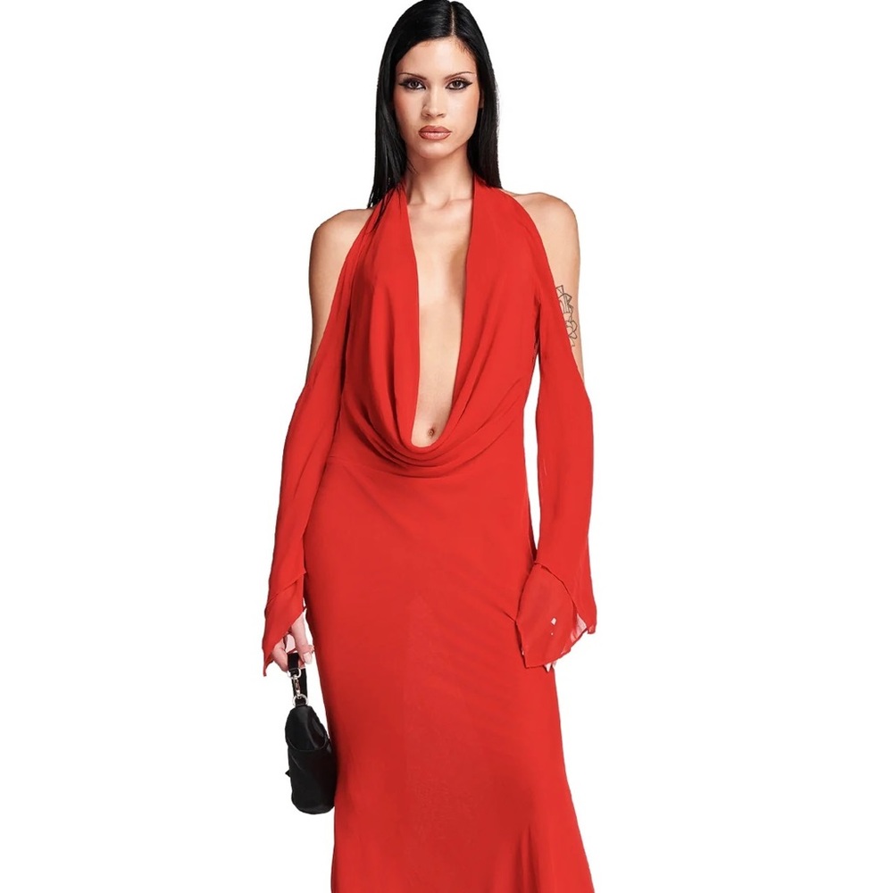 I.Am.Gia Red Rosanna Maxi Dress